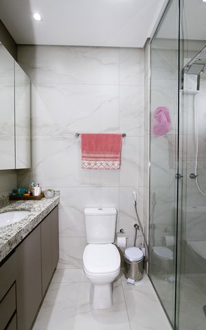 Apartamento à venda com 164m², 3 quartos e 2 vagasBanheiro da Suíte