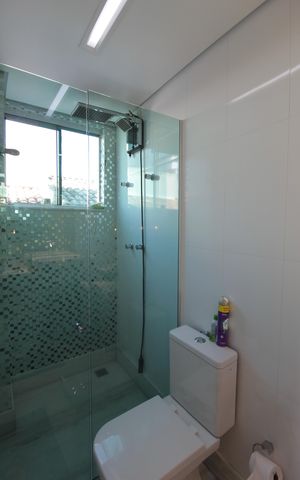Apartamento à venda com 95m², 3 quartos e 2 vagasBanheiro da Suite