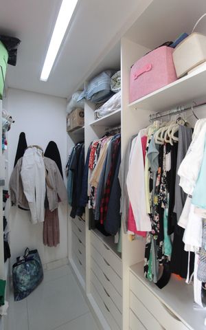 Apartamento à venda com 95m², 3 quartos e 2 vagasCloset da Suite