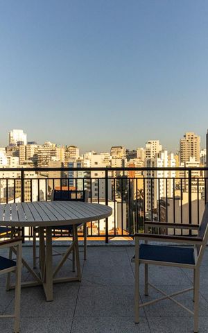 Studio à venda com 24m², 1 quarto e sem vagaTerraço