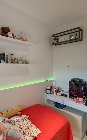 Apartamento à venda com 94m², 3 quartos e 2 vagas Apartamento à venda com 94m², 3 quartos e 2 vagasQuarto 1