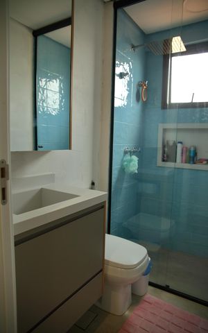 Apartamento à venda com 55m², 2 quartos e 1 vagaBanheiro da Suíte