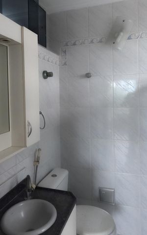 Apartamento para alugar com 148m², 3 quartos e 1 vagaBanheiro da Suíte 1