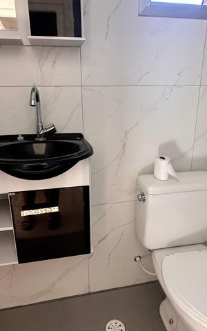 Apartamento à venda com 75m², 1 quarto e 1 vaga Apartamento à venda com 75m², 1 quarto e 1 vagaBanheiro social