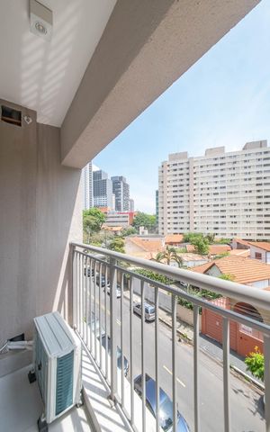 Studio à venda com 24m², 1 quarto e sem vagaSacada