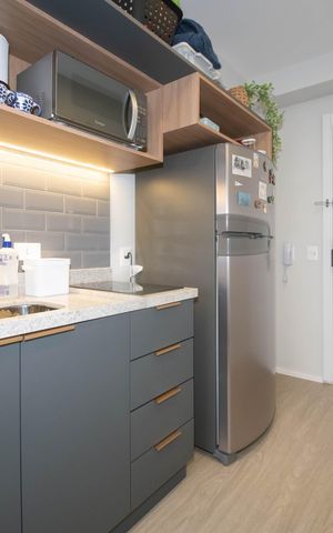 Studio à venda com 24m², 1 quarto e sem vagaCozinha