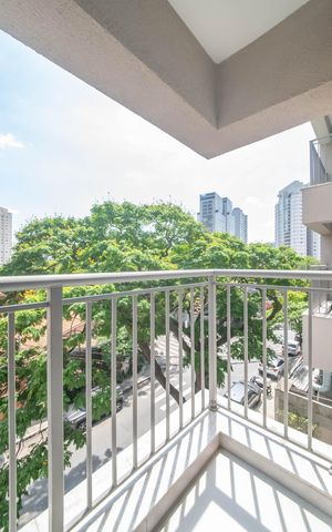 Studio à venda com 24m², 1 quarto e sem vagaSacada