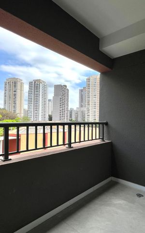 Studio à venda com 24m², 1 quarto e sem vaga Studio à venda com 24m², 1 quarto e sem vagaVaranda