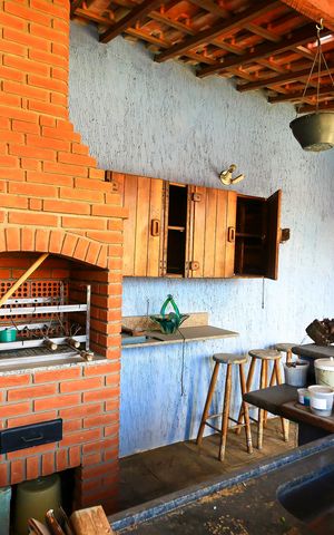 Casa à venda com 155m², 3 quartos e 2 vagas Casa à venda com 155m², 3 quartos e 2 vagasChurrasqueira
