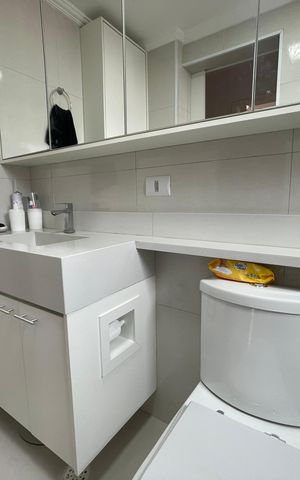 Apartamento à venda com 59m², 2 quartos e 1 vaga Apartamento à venda com 59m², 2 quartos e 1 vagaBanheiro