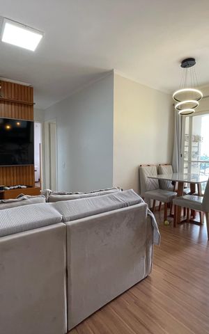 Apartamento à venda com 59m², 2 quartos e 1 vaga Apartamento à venda com 59m², 2 quartos e 1 vagaSala