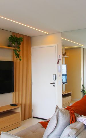 Apartamento à venda com 69m², 2 quartos e 2 vagasSala/Cozinha