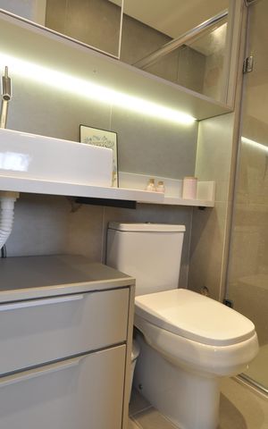 Apartamento à venda com 43m², 1 quarto e 1 vagaBanheiro