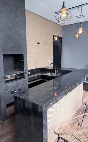 Casa à venda com 118m², 3 quartos e 2 vagas Casa à venda com 118m², 3 quartos e 2 vagasChurrasqueira