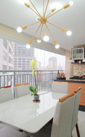 Apartamento à venda com 110m², 3 quartos e 2 vagasVaranda
