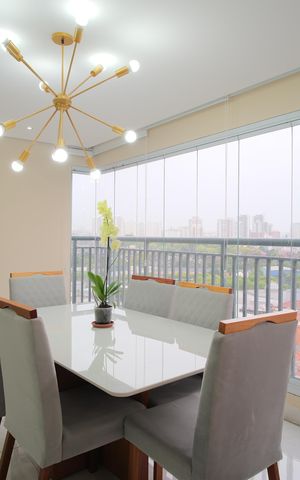 Apartamento à venda com 110m², 3 quartos e 2 vagasVaranda