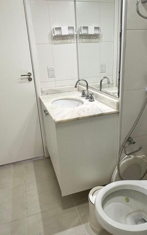 Apartamento à venda com 93m², 3 quartos e 1 vaga Apartamento à venda com 93m², 3 quartos e 1 vagaBanheiro das Semi Suítes