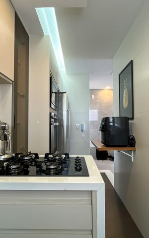 Apartamento à venda com 129m², 2 quartos e 2 vagas Apartamento à venda com 129m², 2 quartos e 2 vagasCozinha