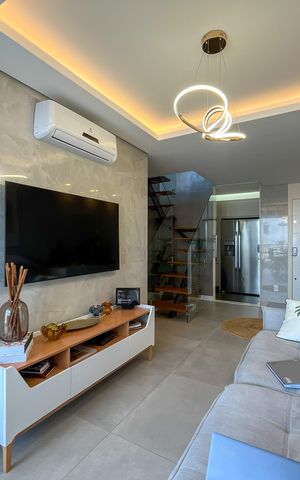 Apartamento à venda com 129m², 2 quartos e 2 vagas Apartamento à venda com 129m², 2 quartos e 2 vagasSala