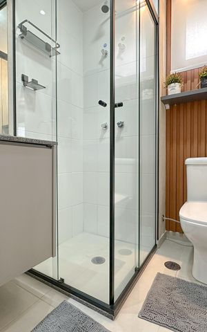 Studio à venda com 27m², 1 quarto e sem vaga Studio à venda com 27m², 1 quarto e sem vagaBanheiro
