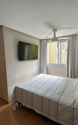 Apartamento à venda com 45m², 2 quartos e 1 vagaQuarto 1
