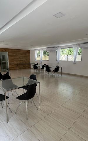 Apartamento à venda com 45m², 2 quartos e 1 vagaÁrea comum - Salão de festas