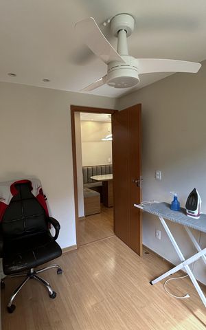 Apartamento à venda com 45m², 2 quartos e 1 vagaQuarto 2