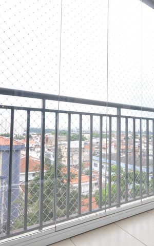 Apartamento à venda com 60m², 2 quartos e 1 vagaSacada da Sala