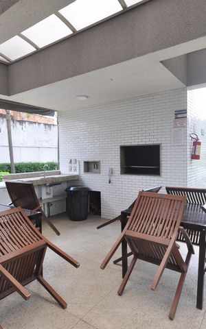 Apartamento à venda com 60m², 2 quartos e 1 vagaÁrea comum - Churrasqueira