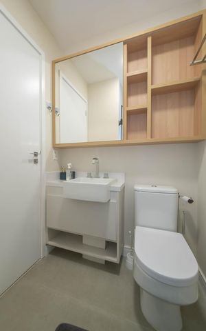Apartamento à venda com 105m², 3 quartos e 2 vagasBanheiro da Suíte 1