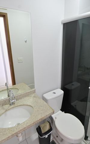 Apartamento para alugar com 40m², 1 quarto e 1 vagaBanheiro da Suíte
