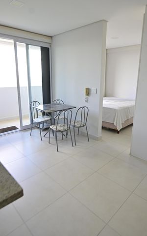 Apartamento para alugar com 40m², 1 quarto e 1 vagaSala/Cozinha