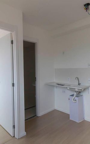 Apartamento à venda com 25m², 2 quartos e sem vaga Apartamento à venda com 25m², 2 quartos e sem vagaSala/Cozinha