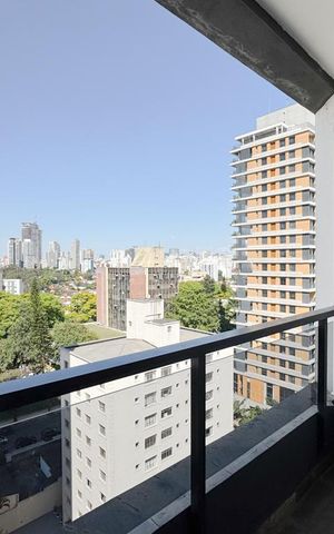 Apartamento para alugar com 45m², 1 quarto e 1 vagaVaranda