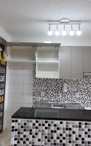 Apartamento à venda com 40m², 2 quartos e sem vagaCozinha