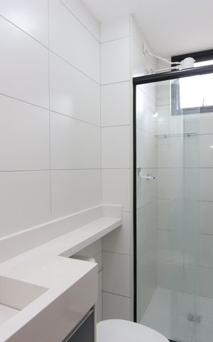 Apartamento à venda com 48m², 2 quartos e 1 vagaBanheiro
