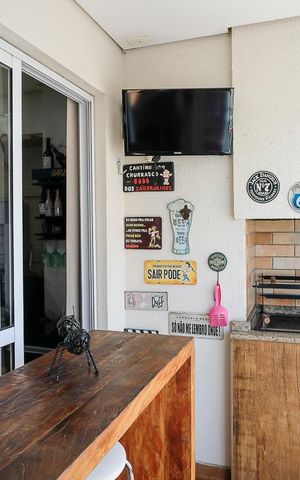 Apartamento à venda com 70m², 2 quartos e 2 vagasVaranda gourmet