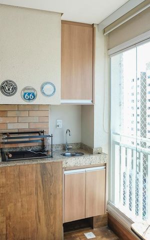 Apartamento à venda com 70m², 2 quartos e 2 vagasVaranda gourmet