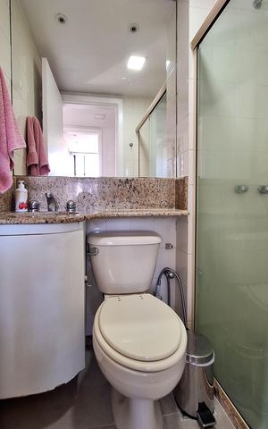 Apartamento para alugar com 68m², 2 quartos e 1 vaga Apartamento para alugar com 68m², 2 quartos e 1 vagaBanheiro Social