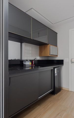 Studio à venda com 31m², 1 quarto e 1 vagaCozinha