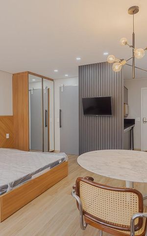 Studio à venda com 31m², 1 quarto e 1 vagaStudio