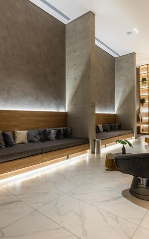 Studio à venda com 31m², 1 quarto e 1 vagaHall social