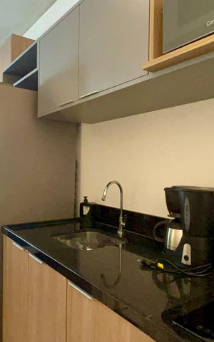 Studio para alugar com 25m², 1 quarto e sem vaga Studio para alugar com 25m², 1 quarto e sem vagaCozinha