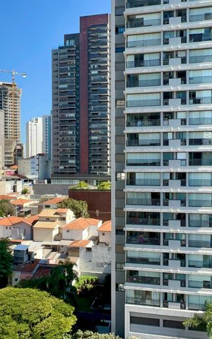 Studio para alugar com 25m², 1 quarto e sem vaga Studio para alugar com 25m², 1 quarto e sem vagaVista da Varanda
