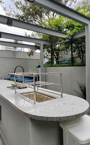 Studio para alugar com 25m², 1 quarto e sem vaga Studio para alugar com 25m², 1 quarto e sem vagaChurrasqueira