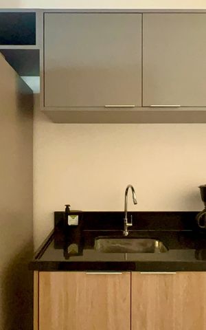 Studio para alugar com 25m², 1 quarto e sem vaga Studio para alugar com 25m², 1 quarto e sem vagaCozinha
