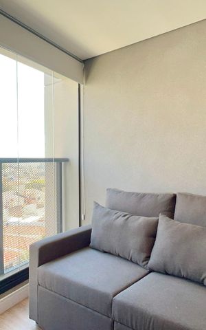 Studio para alugar com 25m², 1 quarto e sem vaga Studio para alugar com 25m², 1 quarto e sem vagaVaranda