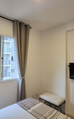 Apartamento à venda com 44m², 2 quartos e 1 vagaQuarto 2