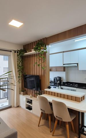 Apartamento à venda com 44m², 2 quartos e 1 vagaSala