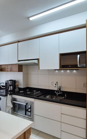 Apartamento à venda com 44m², 2 quartos e 1 vagaCozinha e Área de Serviço